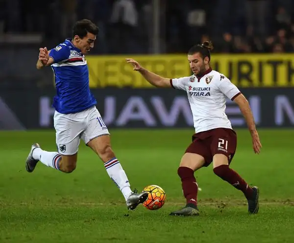 Sampdoria beffata a Marassi: in vantaggio con Muriel vine subito raggiunta da Belotti, si riporta avanti con Soriano ma il Torino trova il 2-2 al 94' ancora grazie a Belotti.