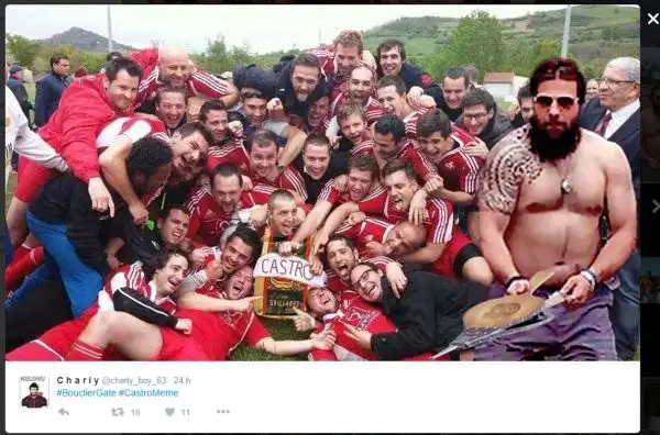 Web scatenato con il rugbista, che è stato scoperto tra i partecipanti della festa del Psg a Las Vegas.