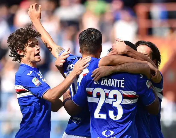 A Marassi, i blucerchiati sotto gli occhi di uno scatenato Ferrero si impongono in rimonta contro la Lazio, in gol Diakite e Fernando dopo il vantaggio biancoceleste di Djordjevic.