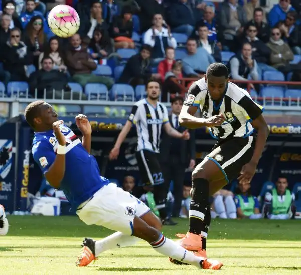 I doriani battono l'Udinese al Lugi Ferraris e salgono in classifica grazie all'autogol di Armero provocato da Muriel e il gol di Fernando.