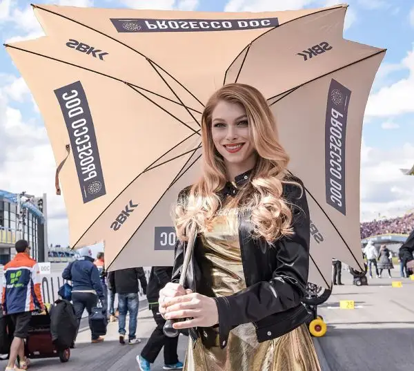 Anche nella tappa del Mondiale Superbike di Assen, in Olanda, non sono mancate le splendide ragazze sulla pit lane e nei box che hanno colorato il week end di gara.