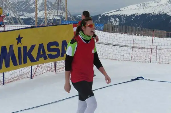 Le ragazze del team Nutrilite Greta Cicolari e Giulia Toti a Plan de Corones si sono laureate campionesse d'Europa del CEV Snow Volleyball European Tour.