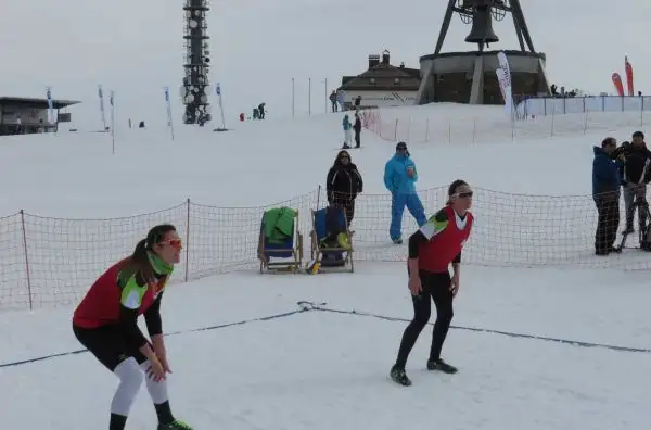 Le ragazze del team Nutrilite Greta Cicolari e Giulia Toti a Plan de Corones si sono laureate campionesse d'Europa del CEV Snow Volleyball European Tour.