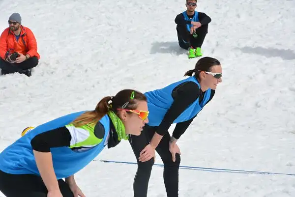 Le ragazze del team Nutrilite Greta Cicolari e Giulia Toti a Plan de Corones si sono laureate campionesse d'Europa del CEV Snow Volleyball European Tour.