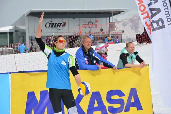 Le ragazze del team Nutrilite Greta Cicolari e Giulia Toti a Plan de Corones si sono laureate campionesse d'Europa del CEV Snow Volleyball European Tour.