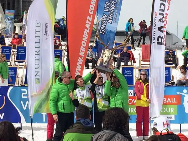Le ragazze del team Nutrilite Greta Cicolari e Giulia Toti a Plan de Corones si sono laureate campionesse d'Europa del CEV Snow Volleyball European Tour.