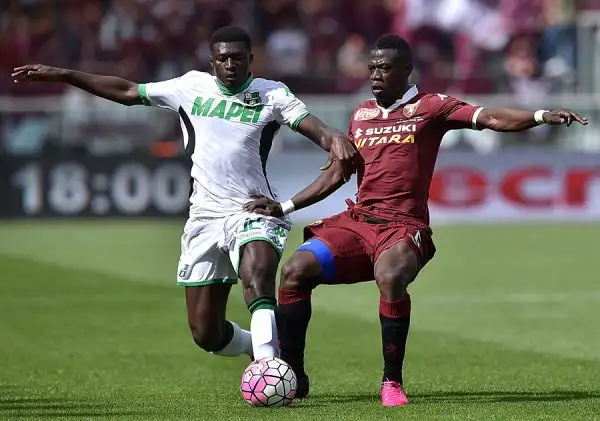 Nel giorno dell'inaugurazione dello stadio al Grande Torino il Sassuolo super i granata con i gol di Sansone, Peluso e Trotta e punta il sesto posto. Di Bruno Peres il gol del momentaneo pareggio.