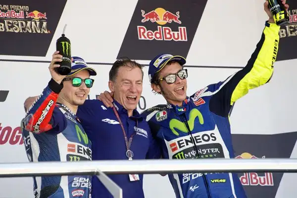 Le immagini del trionfo di Valentino Rossi che ha dominato il week end del GP di Spagna proprio in casa dei suoi rivali Jorge Lorenzo e Marc Marquez.