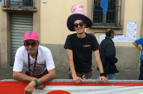 Tifosi a Cassano d'Adda.