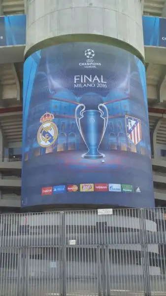 Cresce l'attesa per la finale tra Real e Atletico che andrà in scena a San Siro sabato sera.
