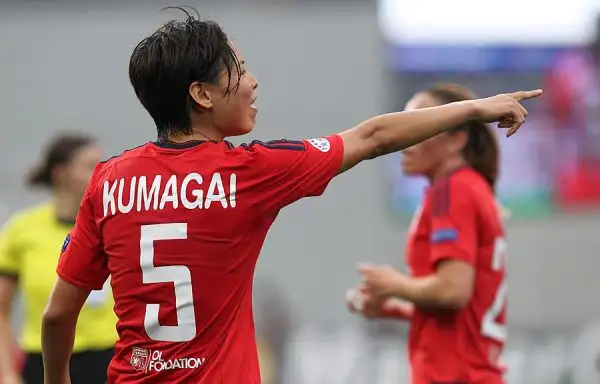 A Reggio Emilia la giocatrice giapponese ha segnato dal dischetto il gol decisivo per la vittoria della Women's Champions League del Lione.