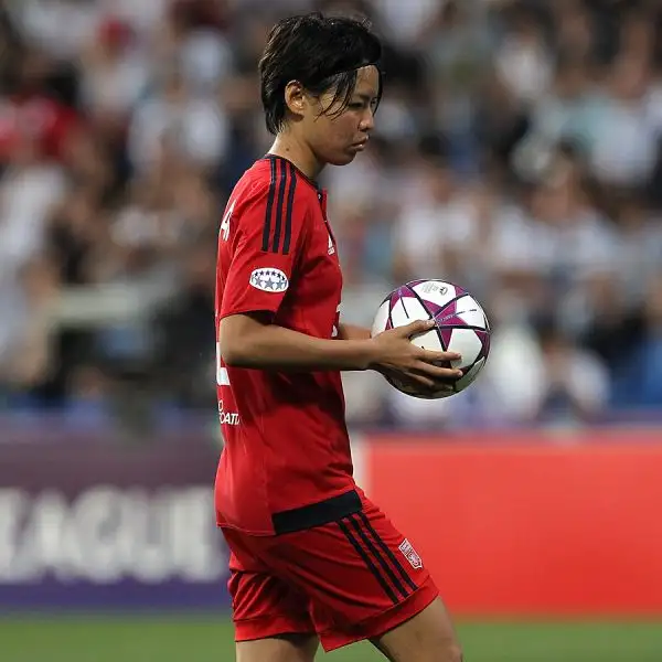 A Reggio Emilia la giocatrice giapponese ha segnato dal dischetto il gol decisivo per la vittoria della Women's Champions League del Lione.