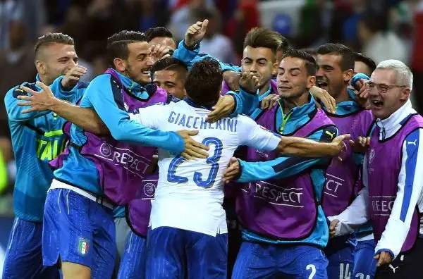 Italia, esordio da urlo: steso il Belgio. Giaccherini e Pellé abbattono i Diavoli Rossi.