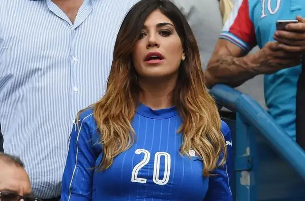 Jenny Darone, la fidanzata dell'attaccante napoletano dell'Italia Lorenzo Insigne.