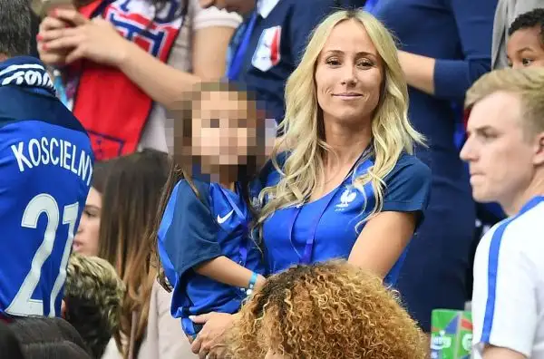 Sandra, moglie del giocatore della Juventus Patrice Evra
