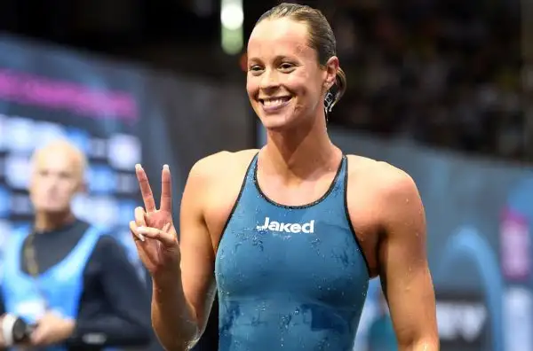 La nuotatrice azzurra Federica Pellegrini