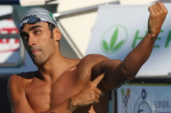 Il nuotatore azzurro Filippo Magnini