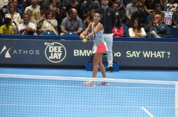 Grande spettacolo al Forum di Assago per l'evento benefico promosso dalla fondazione del numero 1 del mondo a cui hanno preso parte anche Serena Williams, Flavia Pennetta, Fabio Fognini e... Fiorello.