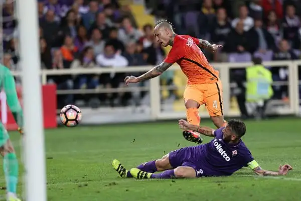 Badelj silura la Roma. La Fiorentina supera di misura i giallorossi al Franchi nel posticipo.