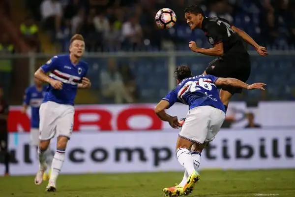 Bacca risponde in campo: Samp affondata.Il Milan supera per 1-0 i doriani.