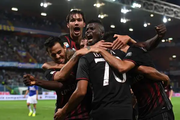 Bacca risponde in campo: Samp affondata.Il Milan supera per 1-0 i doriani.