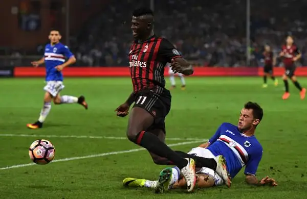 Bacca risponde in campo: Samp affondata.Il Milan supera per 1-0 i doriani.