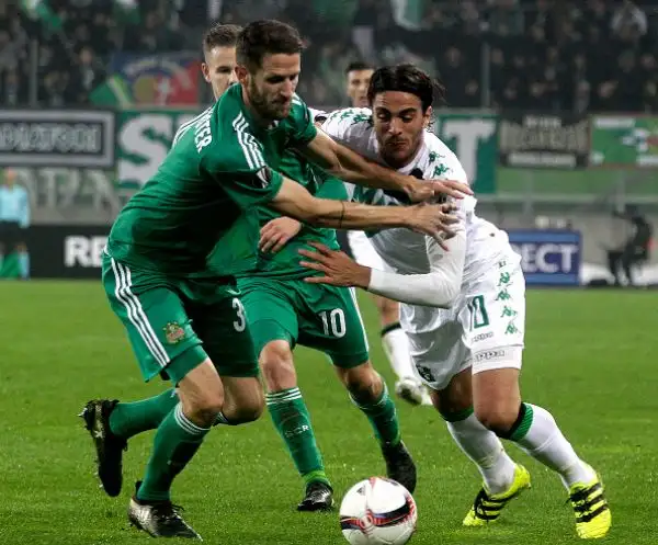 Il Rapid comincia meglio e passa subito al 7’ con Schaub, nella ripresa Schrammel però infila maldestramente la propria porta di testa su cross di Peluso. Sassuolo secondo nel girone.