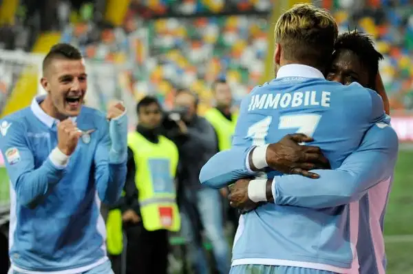 La squadra di Simone Inzaghi trascinata dal proprio tridente passa sul campo dell'Udinese con due gol Keita Balde e il sigillo di Immobile.