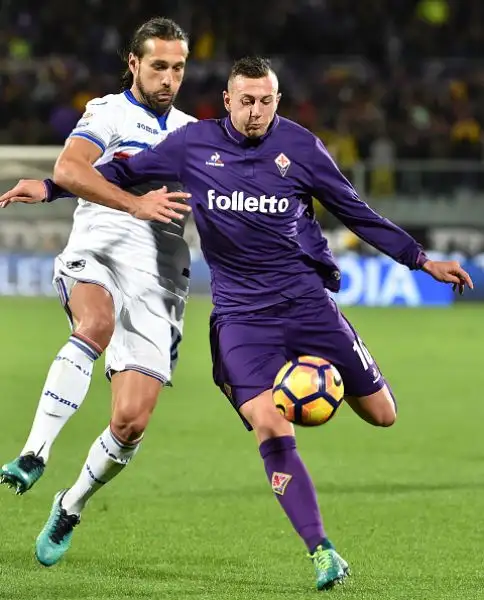 I viola fanno la gara e trovano il vantaggio al 37' grazie un tiro-cross di Bernardeschi. I gigliati sfiorano in più occasioni il raddoppio, ma al 57' Muriel pareggia con un bel colpo di testa.