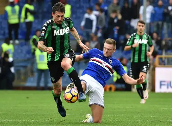 Cuore Samp, Sassuolo rimontato: 3-2! La formazione di Eusebio Di Francesco spreca 2 gol di vantaggio e si fa rimontare a Marassi.