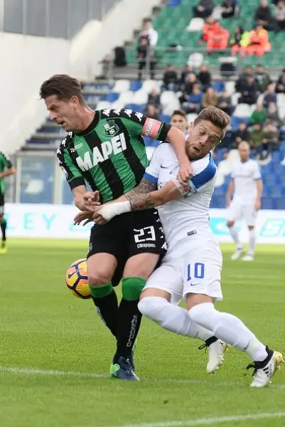 Scioccante sconfitta del Sassuolo, piegato in casa per 3-0 dall'Atalanta sempre più lanciata grazie ai gol di Gomez, Caldara e Conti: ora i neroverdi sono quintultimi.