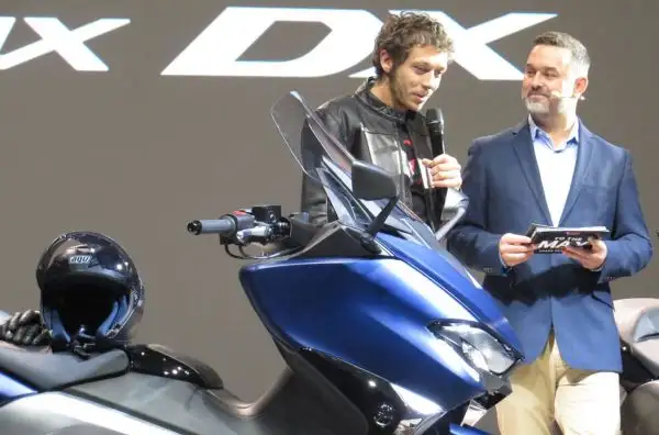 C'era anche il Dottore a Milano all'evento "To the Max" in cui è stata presentata la linea di moto Yamaha.