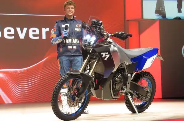 C'era anche il Dottore a Milano all'evento "To the Max" in cui è stata presentata la linea di moto Yamaha.