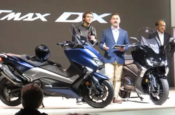 C'era anche il Dottore a Milano all'evento "To the Max" in cui è stata presentata la linea di moto Yamaha.