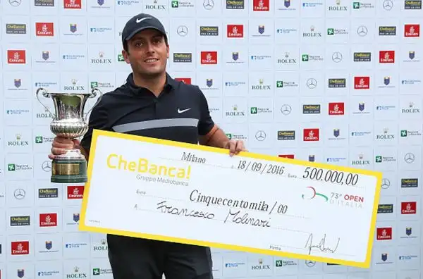 Settembre: dieci anni dopo la vittoria a Tolcinasco, Francesco Molinari rivince gli Open d'Italia, a Monza.