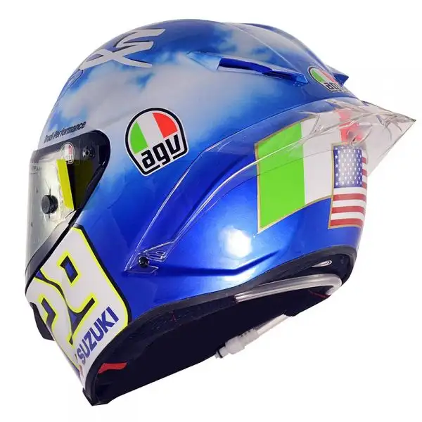 I caschi speciali scelti da Valentino Rossi e Andrea Iannone per il Gp d'Italia.