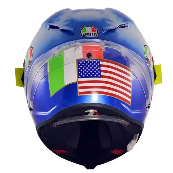 I caschi speciali scelti da Valentino Rossi e Andrea Iannone per il Gp d'Italia.