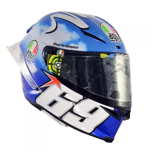 I caschi speciali scelti da Valentino Rossi e Andrea Iannone per il Gp d'Italia.