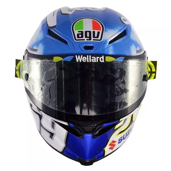 I caschi speciali scelti da Valentino Rossi e Andrea Iannone per il Gp d'Italia.