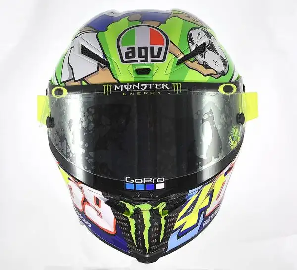 I caschi speciali scelti da Valentino Rossi e Andrea Iannone per il Gp d'Italia.