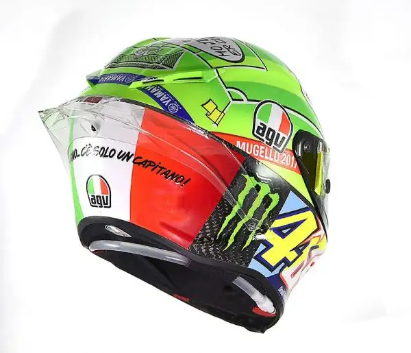 I caschi speciali scelti da Valentino Rossi e Andrea Iannone per il Gp d'Italia.