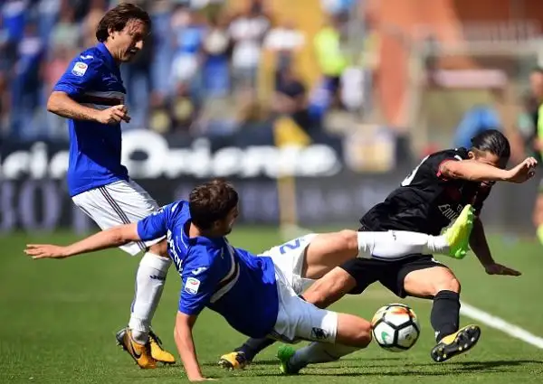 Il Milan cade a Genova con la Sampdoria.