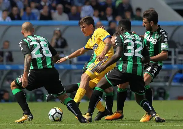 Anche contro il Sassuolo Dybala sigla un’altra tripletta dopo quella contro il Genoa, regalando i tre punti alla Juventus e salendo a quota 8 reti in 4 partite di campionato.