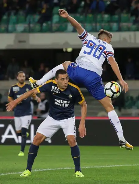 Partita senza gol a Verona ma non senza emozioni con Caracciolo che nel finale sulla linea salva i gialloblu dopo un palo clamoroso con Nicolas battuto.
