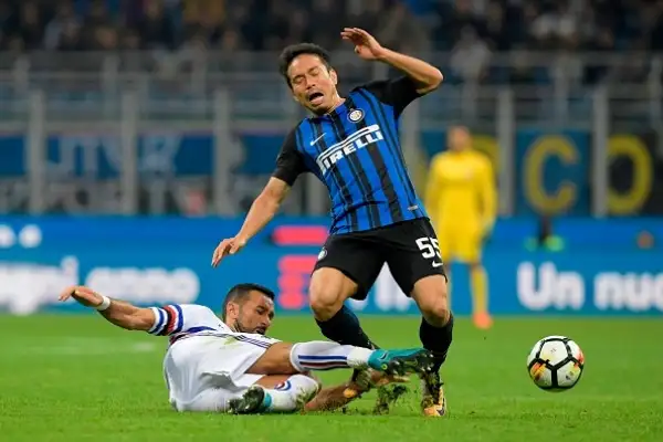 Spettacolare anticipo a San Siro. L'Inter va avanti di tre gol con una rete di Skriniar e una doppietta di Icardi, la Samp nel finale mette paura ai padroni di casa con Kownacki e Quagliarella.