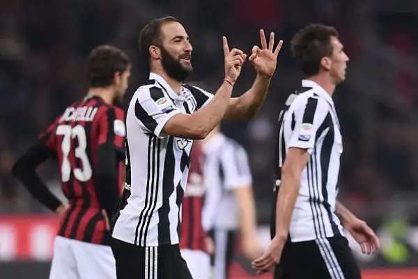 Il Milan parte bene ma due giocate letali di Higuain piegano i rossoneri che non hanno la forza di rieagire e non riescono più ad impensierire Buffon.