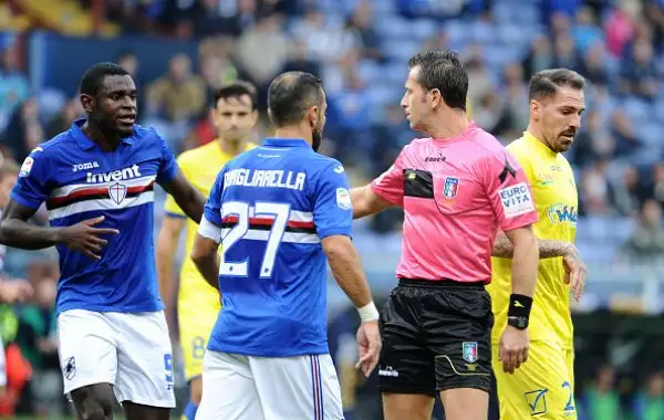 I blucerchiati schiantano il Choevo con le reti di Linetty, Zapata e una doppieta di Torreira. Di Cacciatore il gol del momentaneo pareggio clivense.