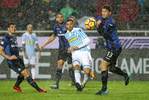 Finisce in parità il primo posticipo della dodicesima giornata di serie A tra Atalanta e Spal.