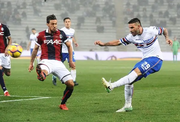 Netta vittoria del Bologna contro la Sampdoria nel primo anticipo di serie A.