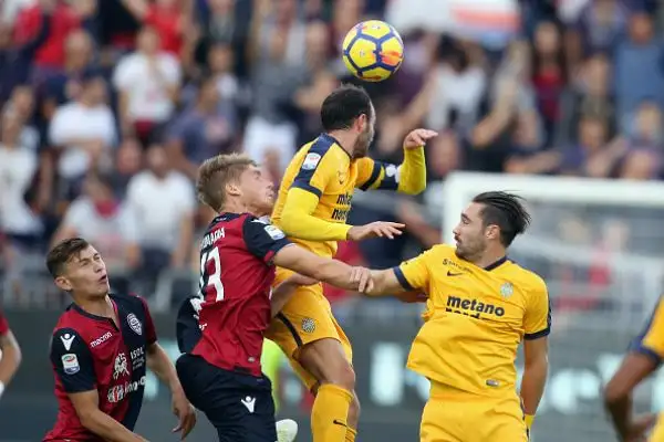 Vittoria preziosa dei sardi in rimonta nello scontro salvezza con l'Hellas.